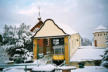 Bergstation mit Wagen